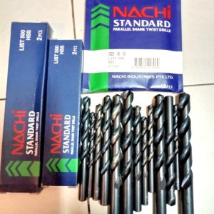Mata Bor Besi Nachi | Twist Drill Bits bahan High Speed Steel (HSS)